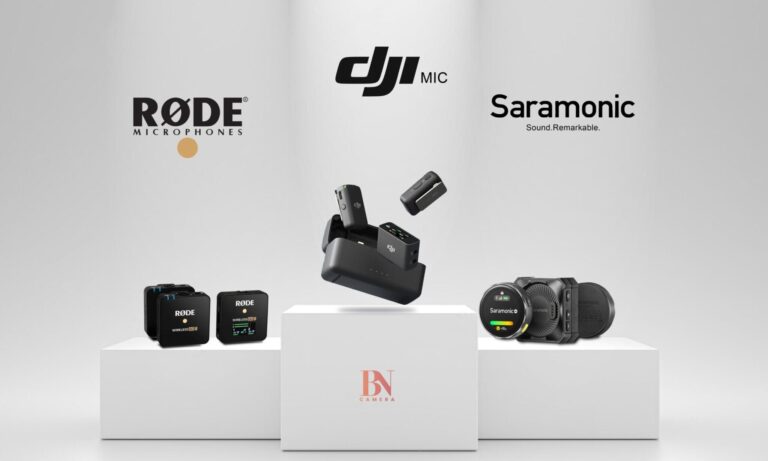So sánh Saramonic Blink Me B2, DJI Mic và Rode Wireless GO II
