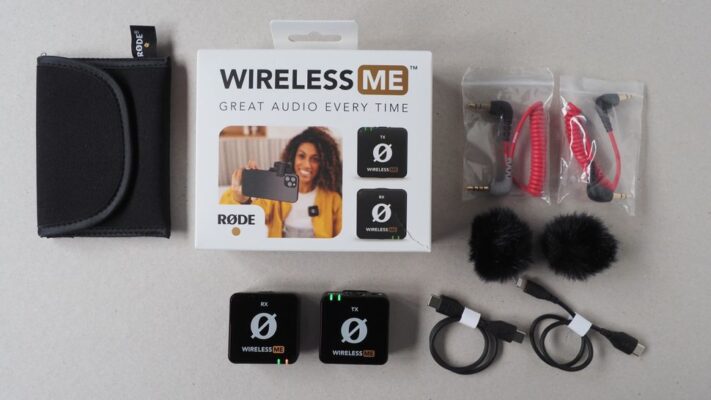 Đánh giá RODE Wireless ME không chỉ có thiết bị chính mà còn nhiều phụ kiện đi kèm
