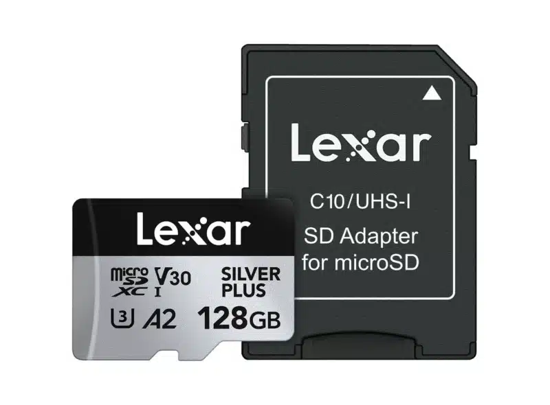 Thẻ nhớ MicroSD 128GB Lexar Silver Plus 205MB/s