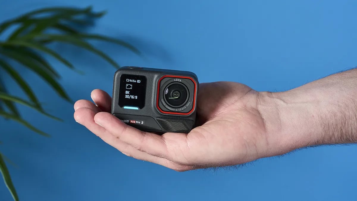 Insta360 Ace Pro 2 giữ nguyên phong cách thiết kế so với phiên bản tiền nhiệm