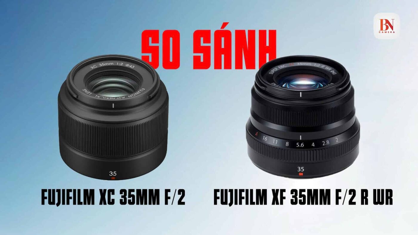 So sánh Fujifilm XC 35mm f/2 và Fujifilm XF 35mm f/2 R WR