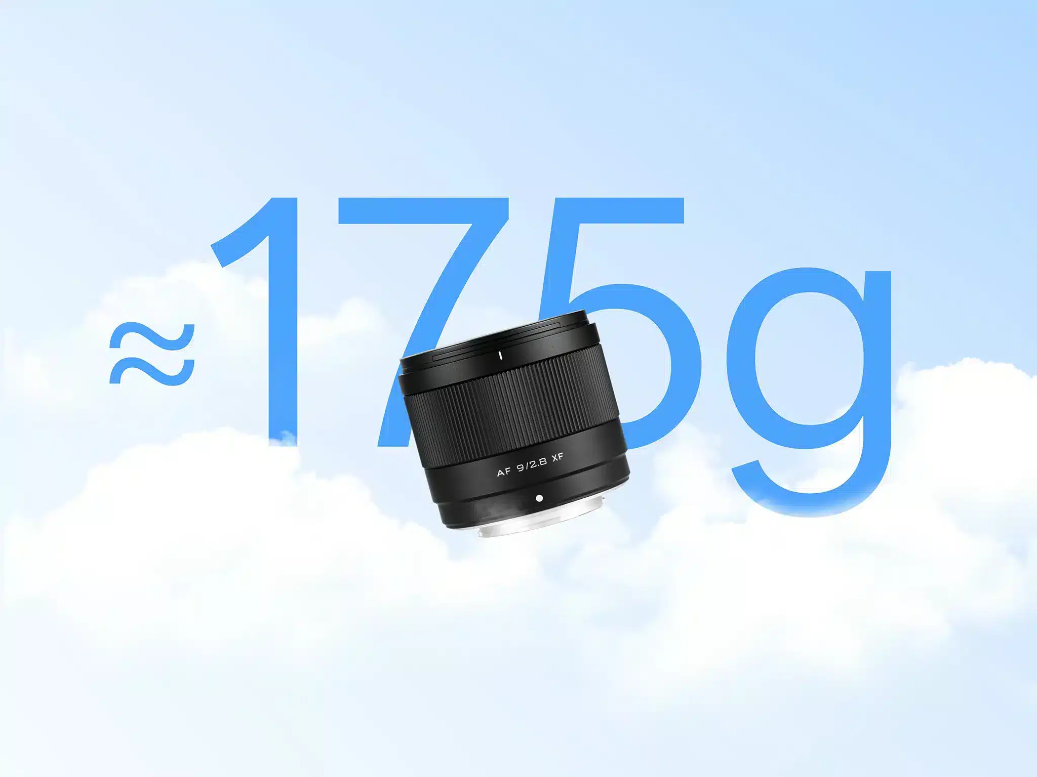 Thiết kế theo triết lý Air siêu nhẹ, ống kính chỉ nặng 175g, dễ dàng bỏ túi và thuận tiện mang theo trong mọi tình huống