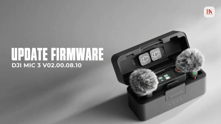 Update Firmware DJI Mic 3 v02.00.08.10