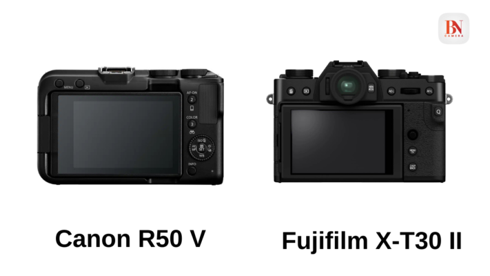So sánh Canon R50 V vs Fujifilm X-T30 II