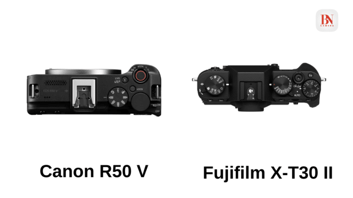 So sánh Canon R50 V vs Fujifilm X-T30 II