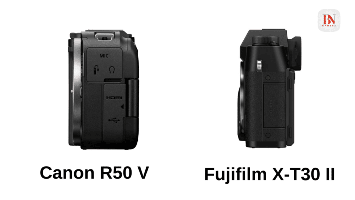 Canon R50 V vs Fujifilm X-T30 II
