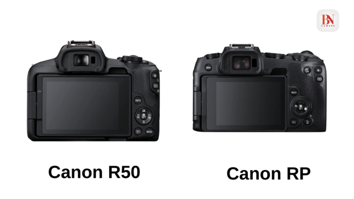 So sánh Canon R50 vs RP