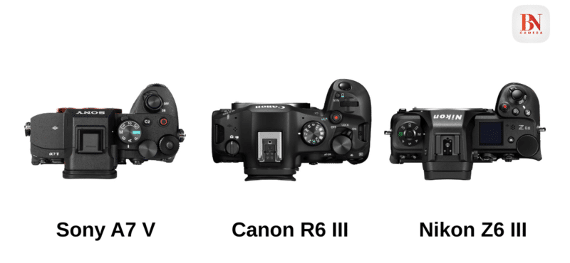 So sánh Sony A7 V vs Canon R6 III vs Nikon Z6 III