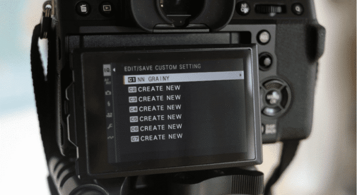 các giả lập màu film Fujifilm