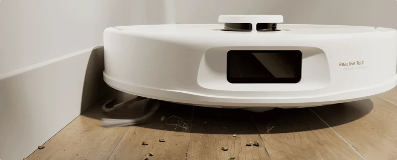 Bên cạnh khả năng lập bản đồ chính xác, Roborock Qrevo 5AE còn được trang bị công nghệ Reactive Tech sử dụng ánh sáng có cấu trúc để phát hiện và tránh chướng ngại vật theo thời gian thực