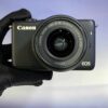 Canon M100 cũ + Kit EF-M 15-45mm f/3.5-6.3 2nd (3773/6232)