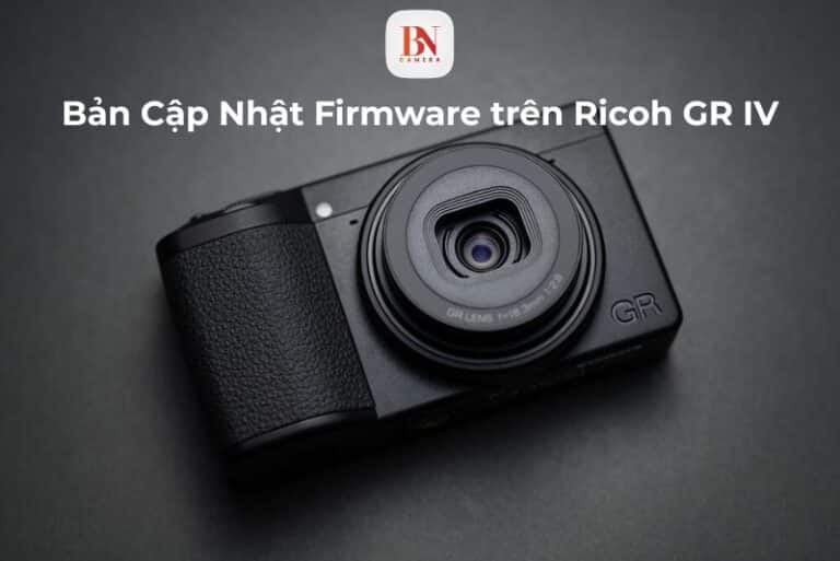 firmware mới trên Ricoh GR IV