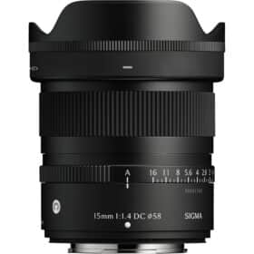 Sigma 15mm F1.4 DC Contemporary for Fujifilm X
