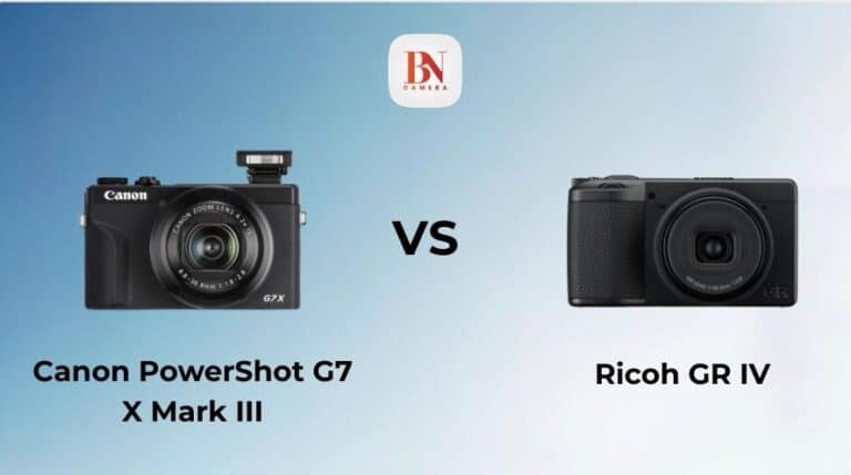Canon PowerShot G7 X Mark III vs Ricoh GR IV