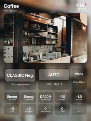 Coffee – Film Recipe