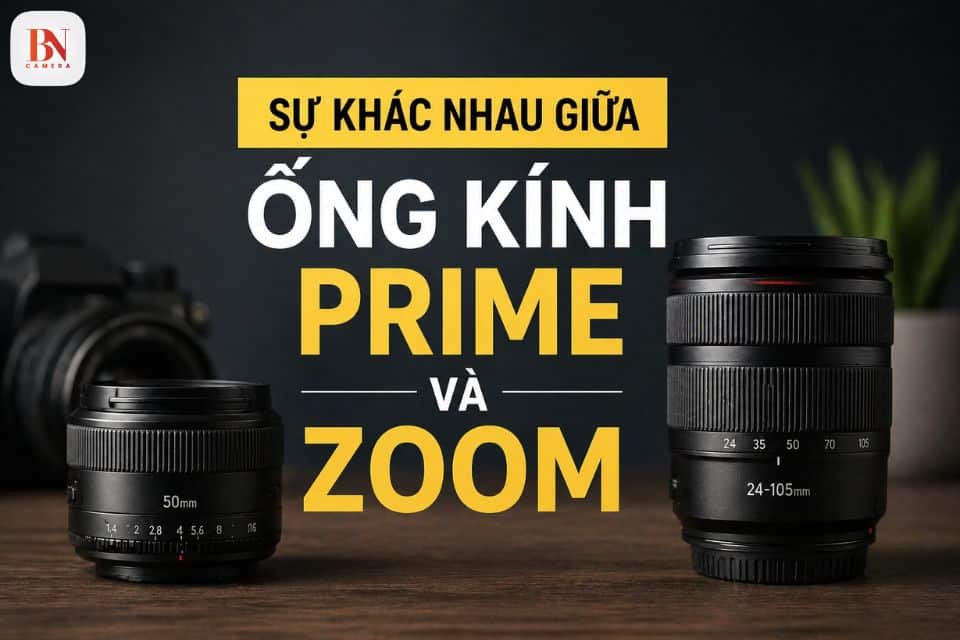 Sự khác nhau giữa ống kính Prime và Zoom