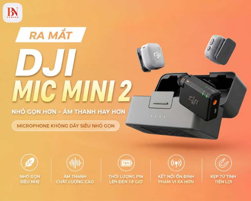 Ra mắt DJI Mic Mini 2