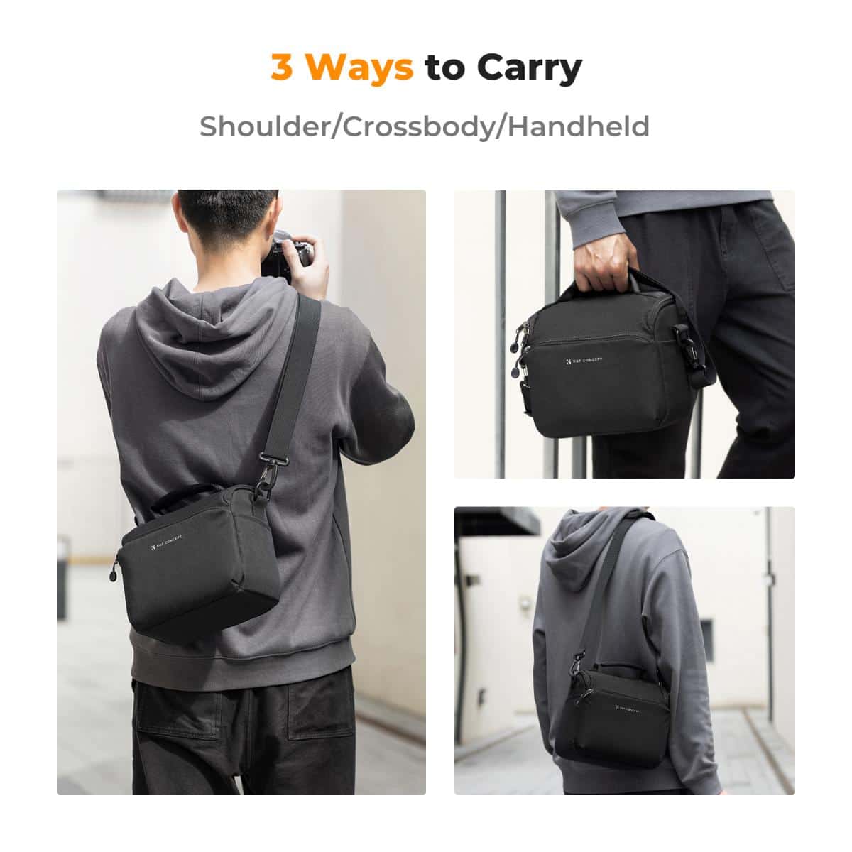 Túi đựng máy ảnh K&F Concept Sling Bag Urban Wander 05 - 5L (KF13.179V2)