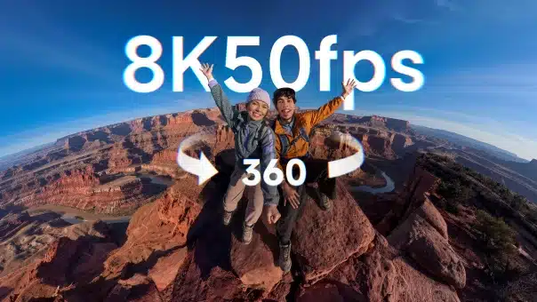Insta360 X6 hỗ trợ quay 360° tối đa 8K50fps, tăng đáng kể so với mức 8K30fps trên X5.
