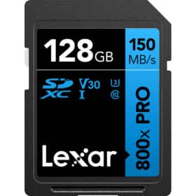 Thẻ nhớ Lexar Professional 800x Pro SDXC UHS-I V30 128GB