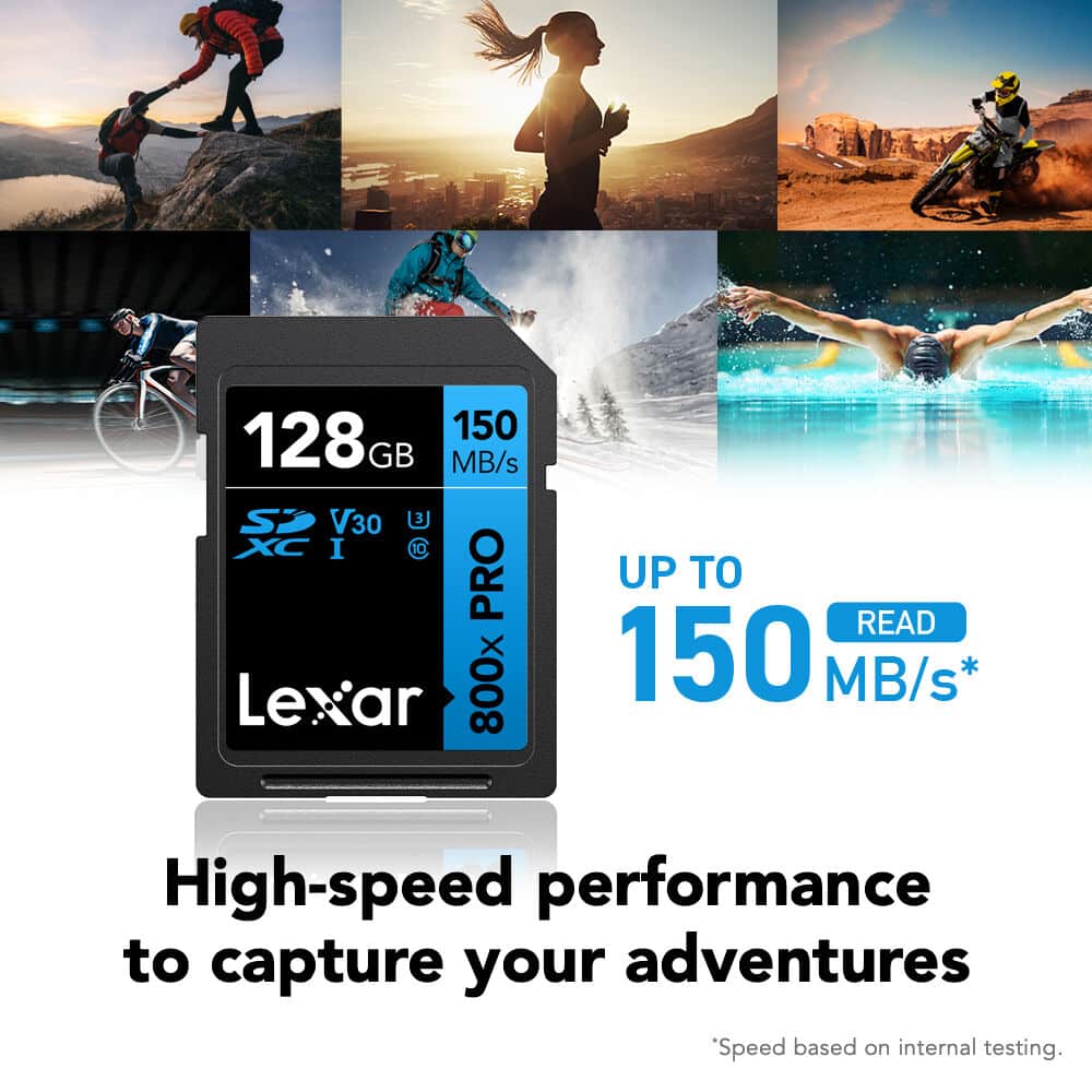 Thẻ nhớ Lexar Professional 800x Pro SDXC UHS-I V30 128GB
