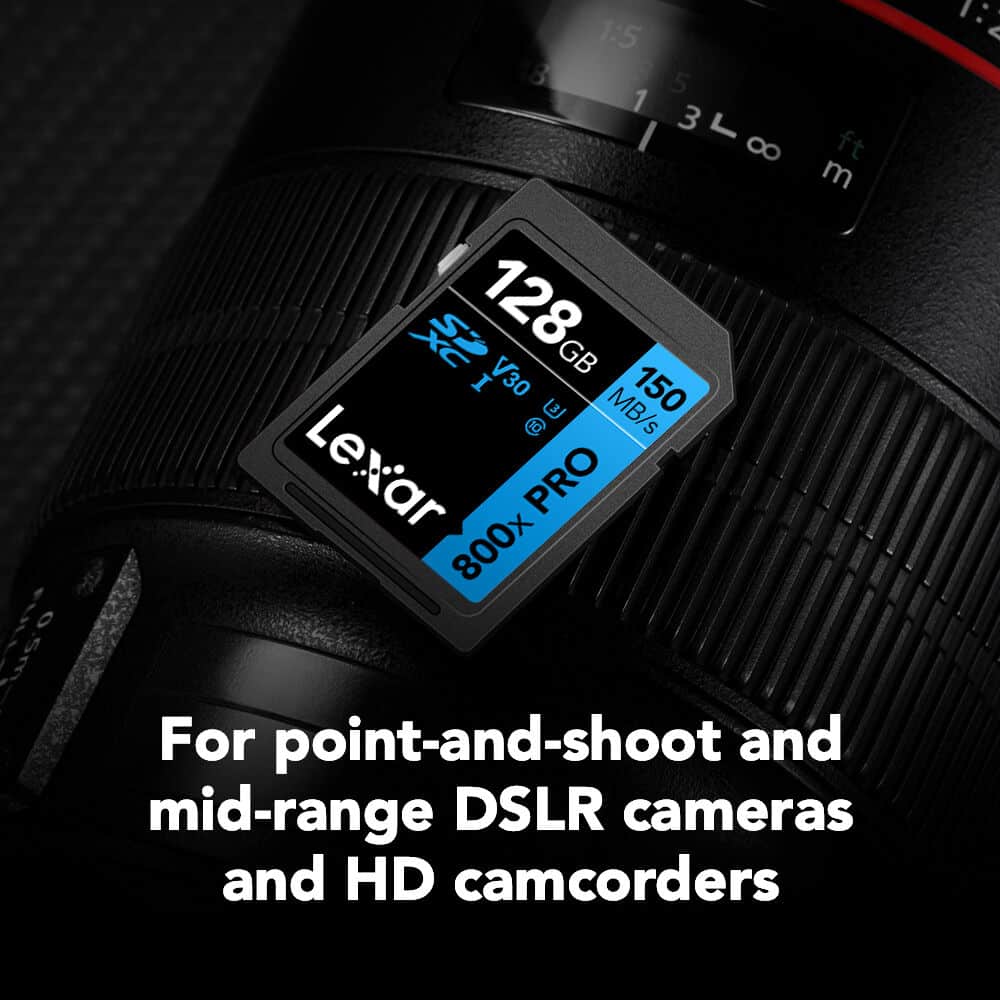 Thẻ nhớ Lexar Professional 800x Pro SDXC UHS-I V30 128GB