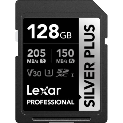 Thẻ nhớ Lexar Professional Silver Plus SDXC UHS-I V30 128GB
