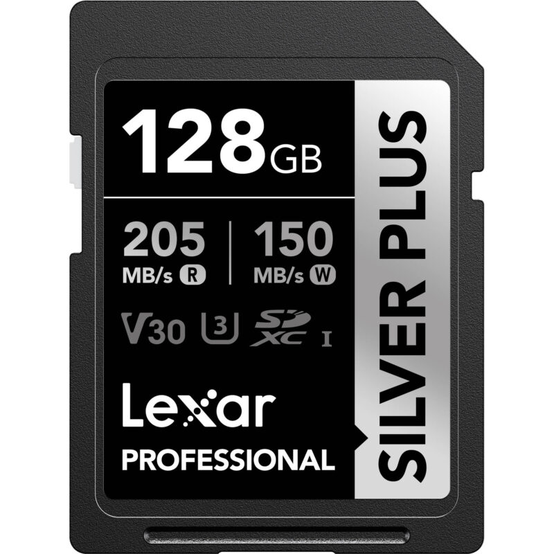 Thẻ nhớ Lexar Professional Silver Plus SDXC UHS-I V30 128GB