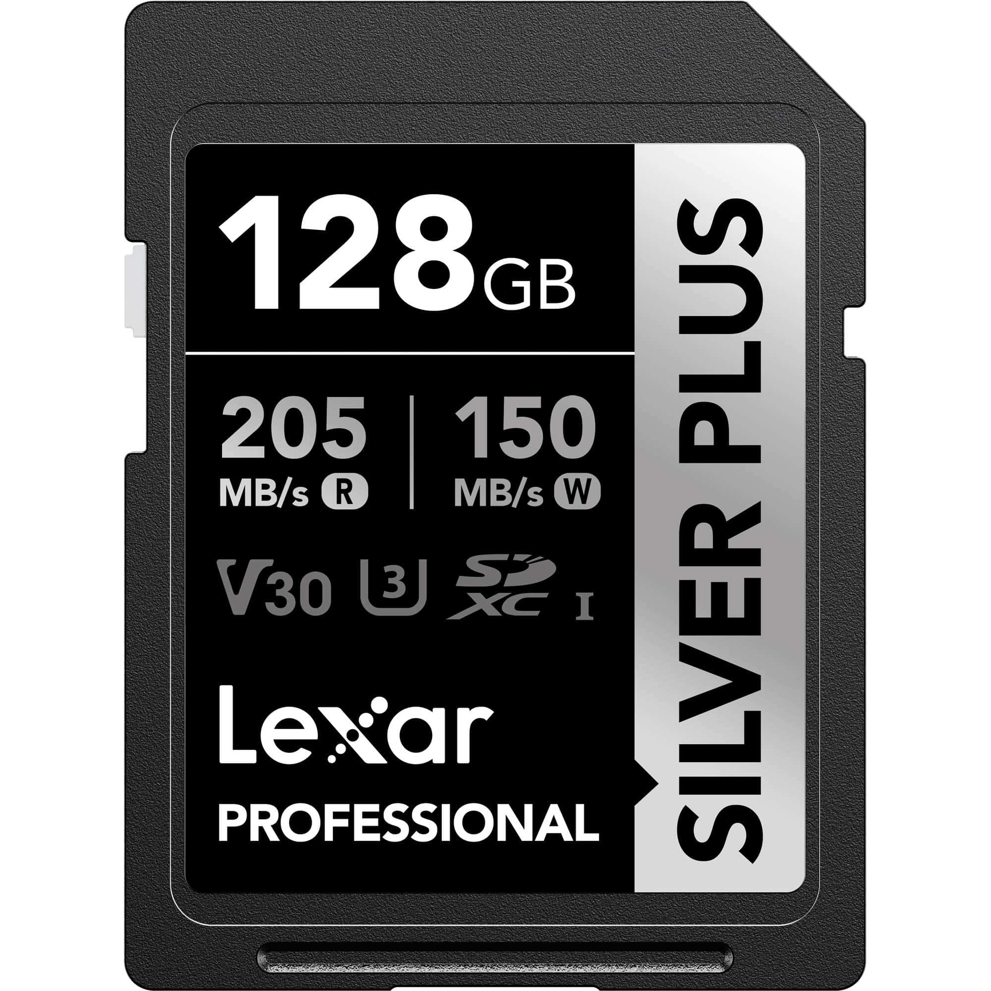 Thẻ nhớ Lexar Professional Silver Plus SDXC UHS-I V30 128GB