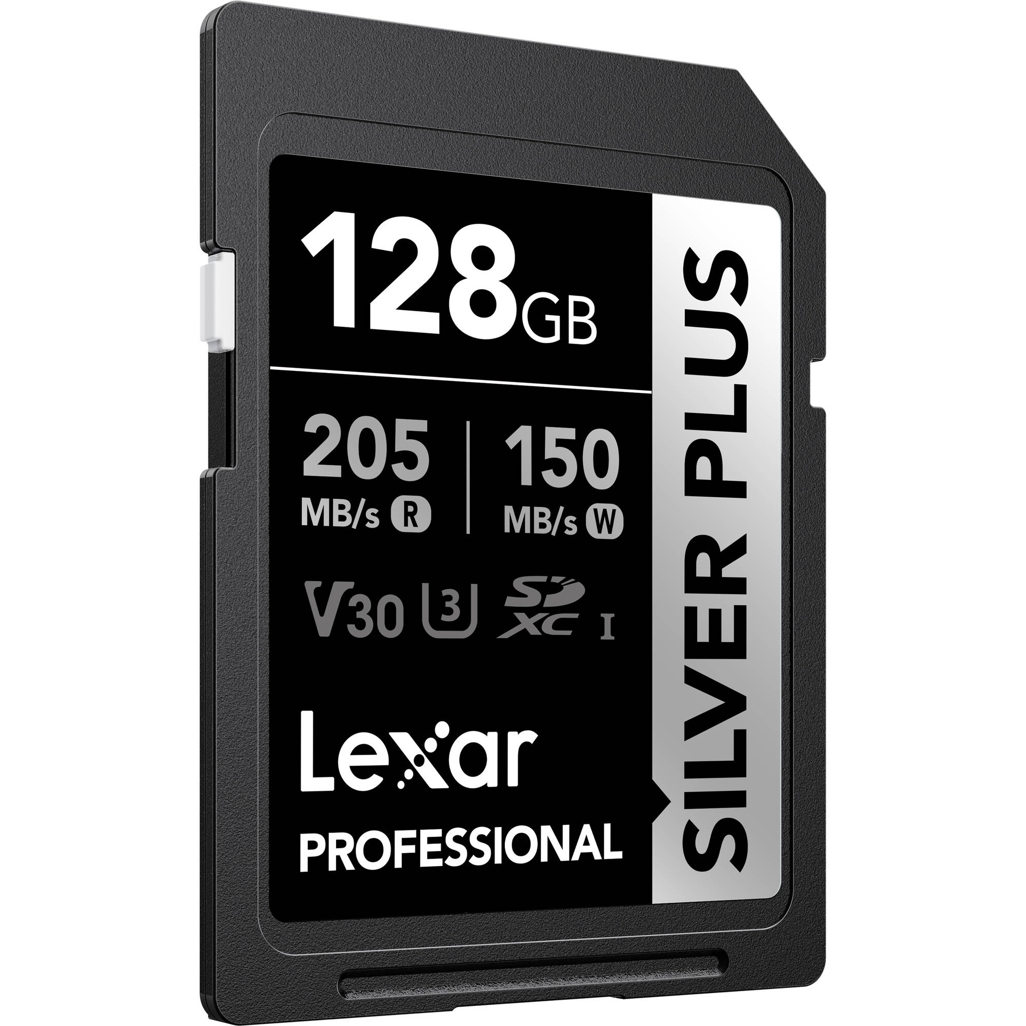 Thẻ nhớ Lexar Professional Silver Plus SDXC UHS-I V30 128GB