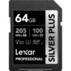 Thẻ nhớ Lexar Professional Silver Plus SDXC UHS-I V30 64GB