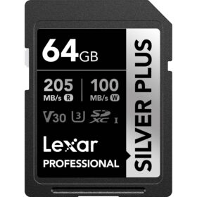 Thẻ nhớ Lexar Professional Silver Plus SDXC UHS-I V30 64GB
