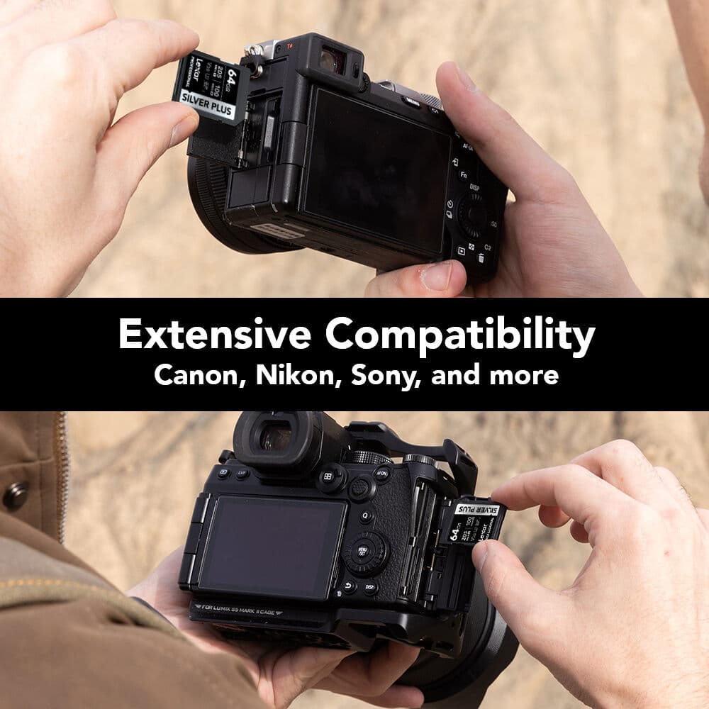 Thẻ nhớ Lexar Professional Silver Plus SDXC UHS-I V30 64GB