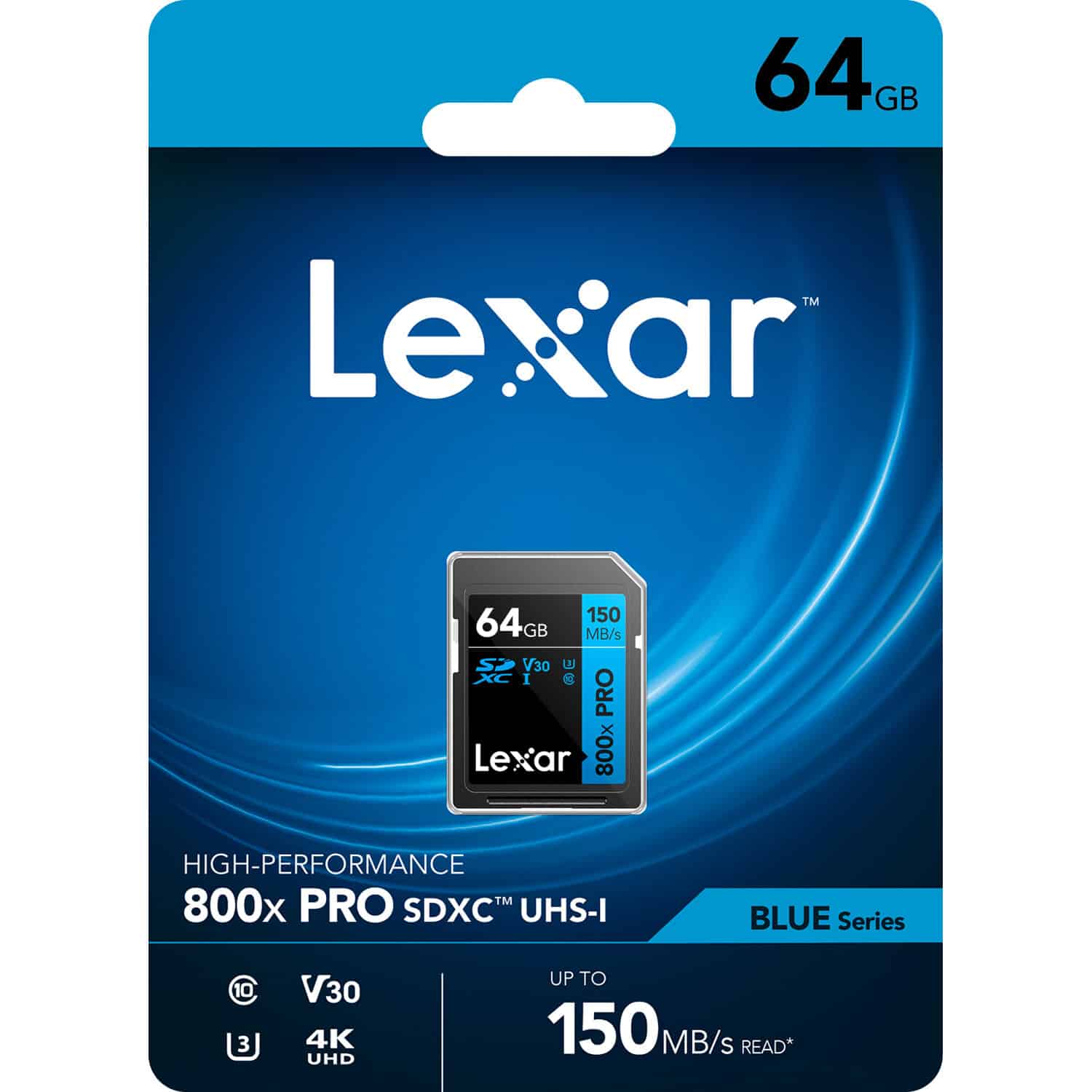 Thẻ nhớ Lexar Professional 800x Pro SDXC UHS-I V30 64GB