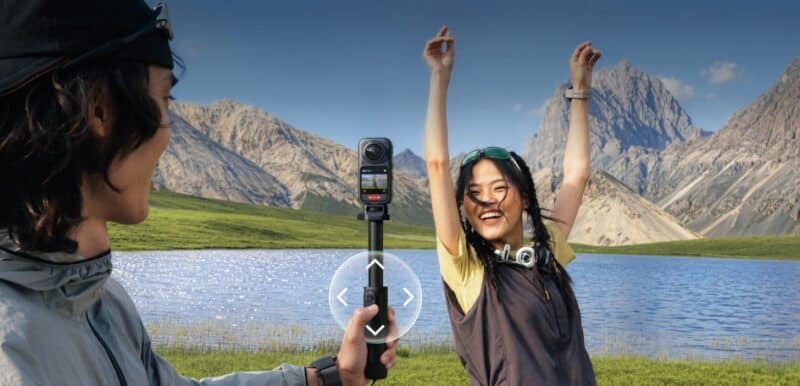 InstaFrame 2.0 trên Insta360 X6 cho phép theo dõi người, vật nuôi hoặc chủ thể để tạo video phẳng trực tiếp.