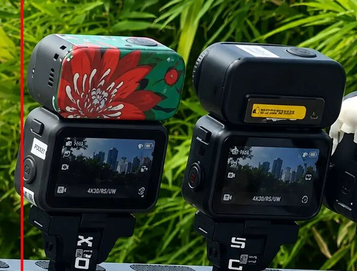 Ảnh rò rỉ DJI Osmo Nano 2 bên cạnh DJI Osmo Action 7