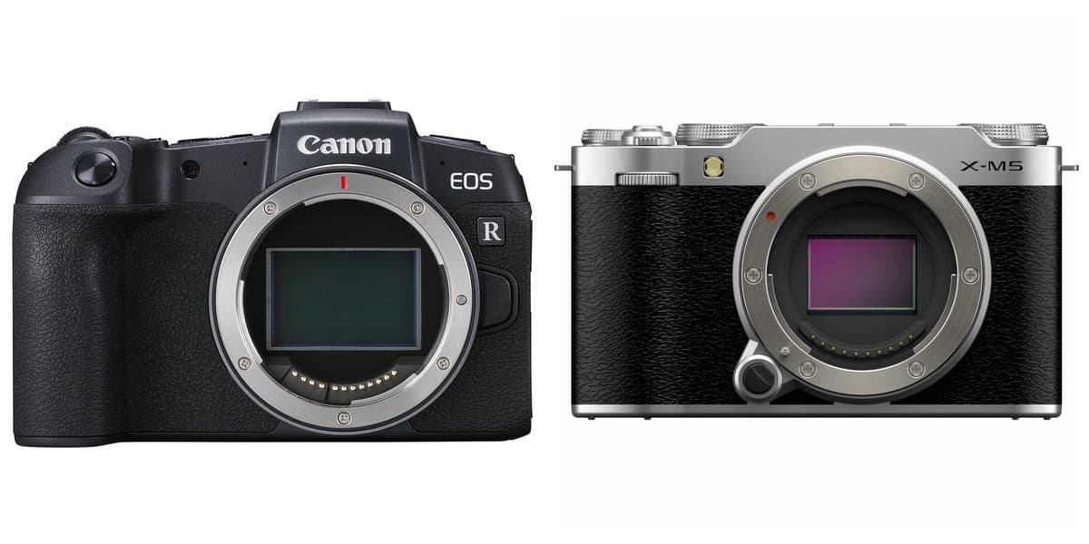 So sánh Canon RP và Fujifilm X-M5: máy Full Frame ngàm RF và máy APS-C ngàm X