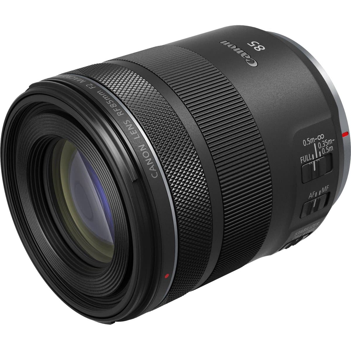 Ống kính Canon RF 85mm F2 Macro IS STM chụp chân dung xóa phông và macro cho Canon R8