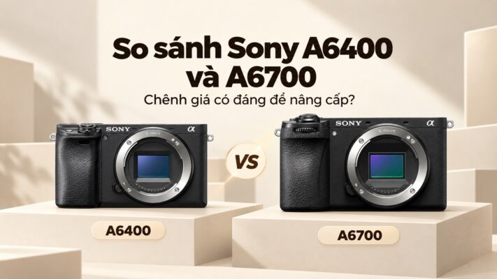 So sánh Sony A6400 và A6700: chênh giá có đáng để nâng cấp