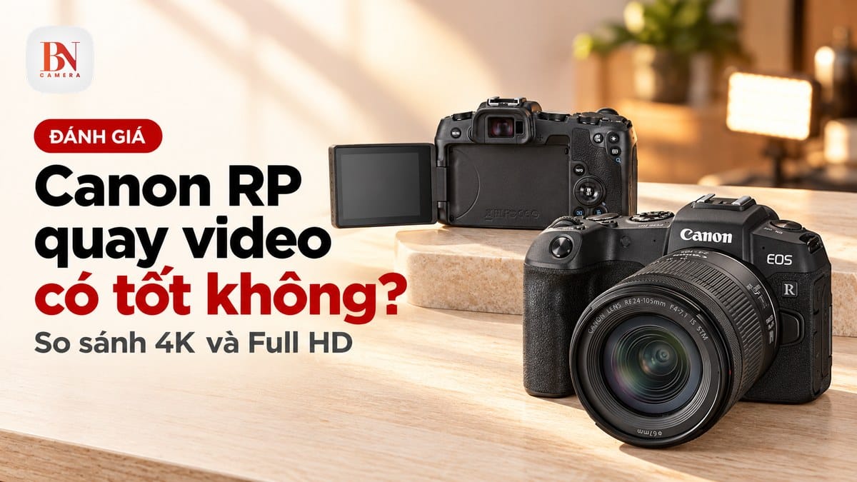 Canon RP quay video có tốt không? So sánh 4K và Full HD