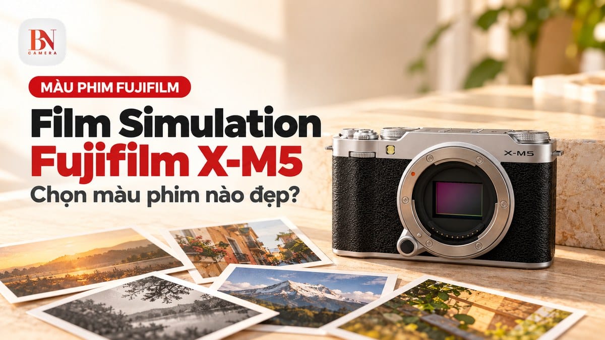 Film Simulation Fujifilm X-M5: Chọn màu phim nào đẹp?
