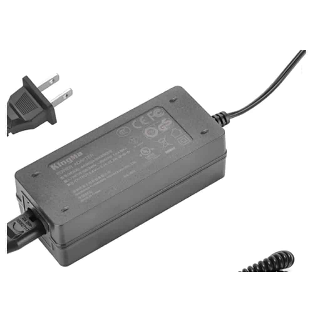 Pin ảo Kingma NP-FZ100 kèm Adapter - cận cảnh củ nguồn AC Kingma