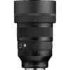 Sigma 85mm f/1.2 DG Art For Sony E nhìn chính diện, gắn hood