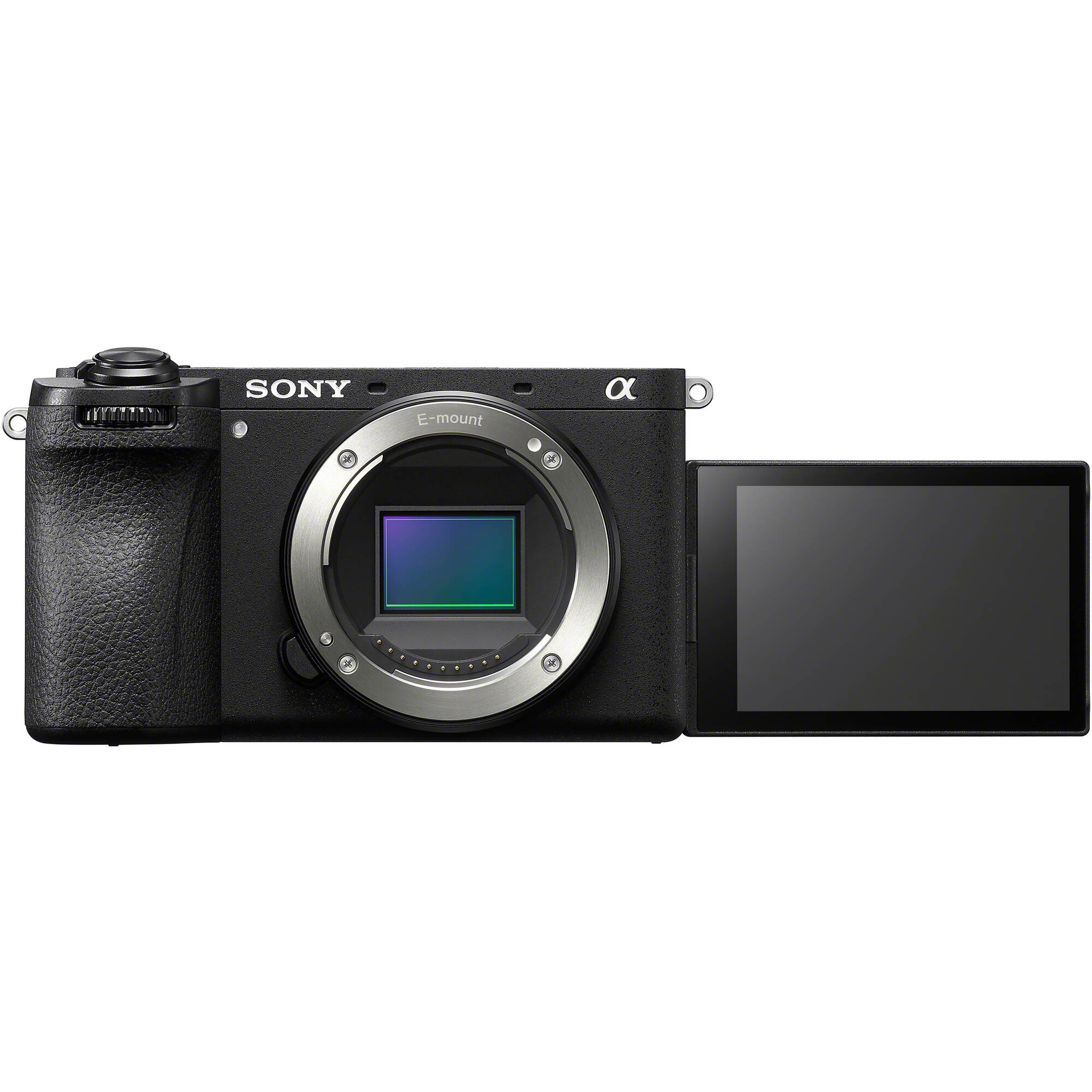Sony A6700 với màn hình xoay lật sang cạnh trái