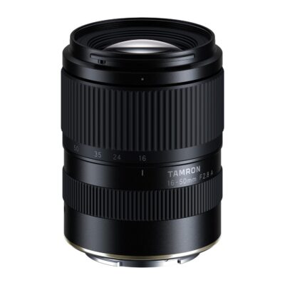 Tamron 16-50mm F2.8 A For Sony E ảnh sản phẩm chính diện nền trắng